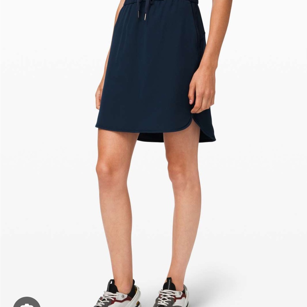 lululemon athletica Navy on the Fly Skirt